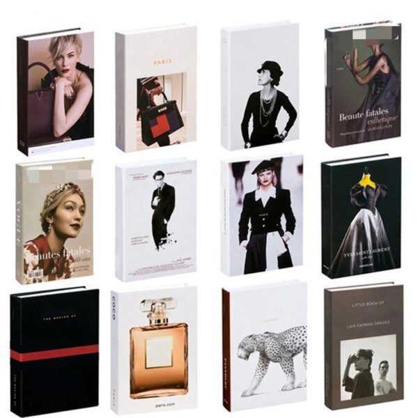 Faux livre deco nettoyage pour la décoration de la maison, boîte de rangement