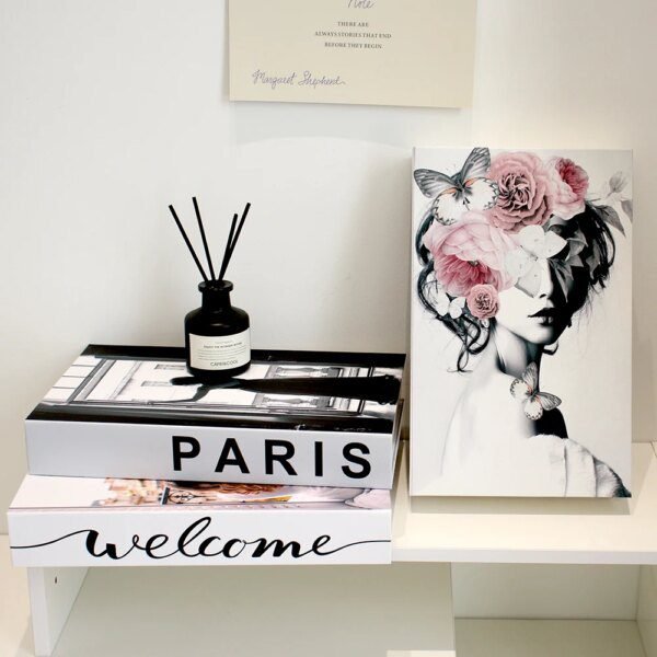 Faux livre deco nettoyage de luxe pour la décoration, boîte de rangement de livre de simulation