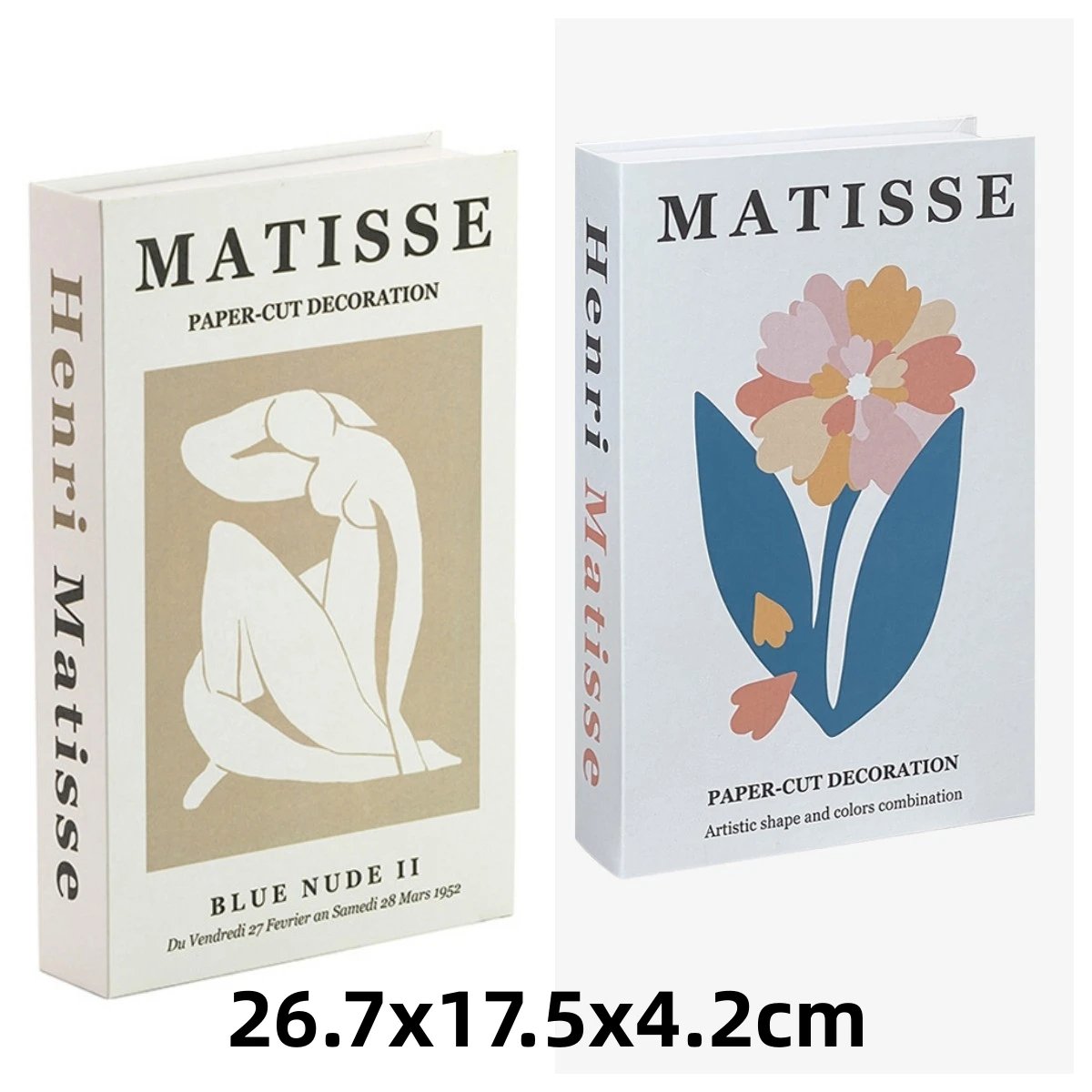 Faux livre deco  Décoration de livre de mode de luxe chaud, bibliothèque de maison