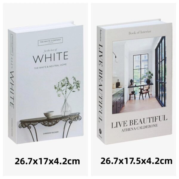 75673-e2e98a.jpg Faux livre deco Décoration de livre de mode de luxe chaud, bibliothèque de maison