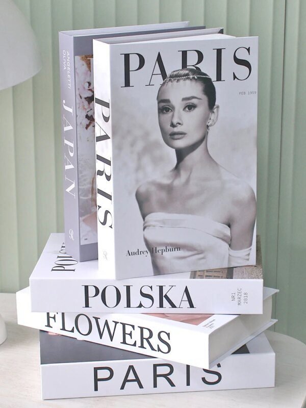 Faux livre deco  Accessoires de photographie de faux livres, décoration anglaise simple