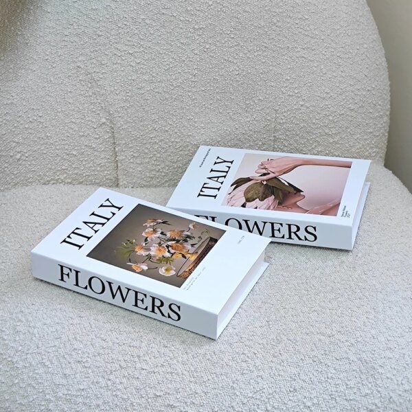 Faux livre doux pour la décoration de la maison, couverture de magazine