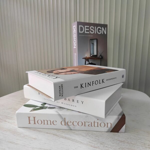 Faux livre doux pour la décoration de la maison, couverture de magazine