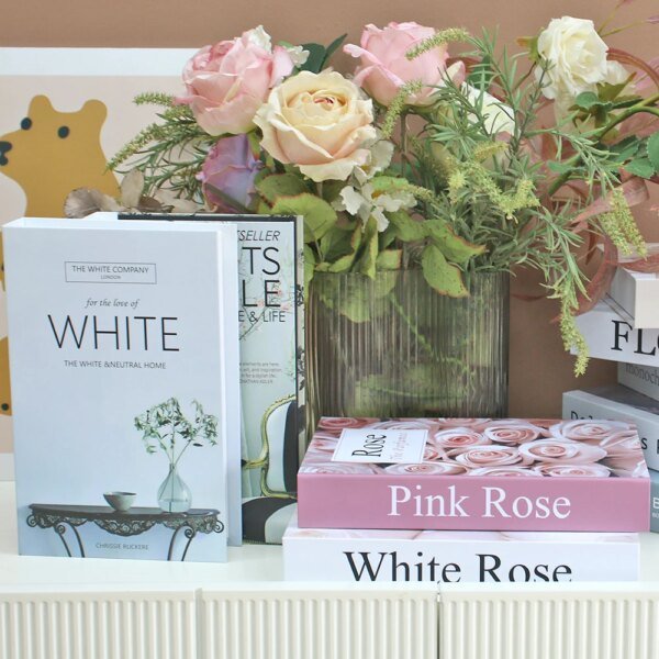 Faux livre deco Accessoires de photographie de faux livres, décoration anglaise simple