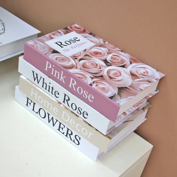 Faux livre deco Accessoires de photographie de faux livres, décoration anglaise simple