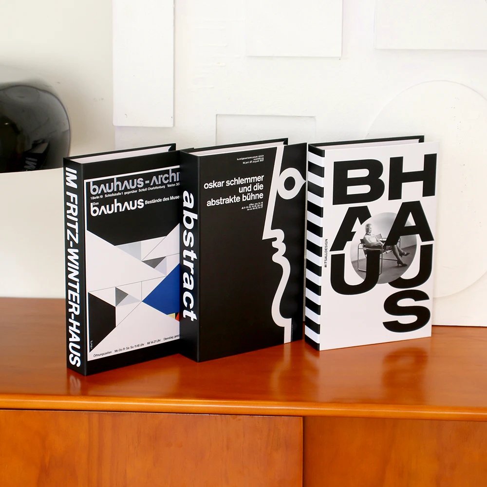 Faux livre deco Nettoyage Minimaliste pour Décoration de Salon