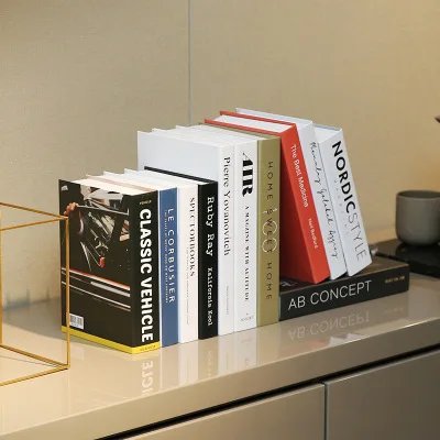 Livre deco Ornements de simulation pour la décoration de faux livres, bibliothèque d'étude