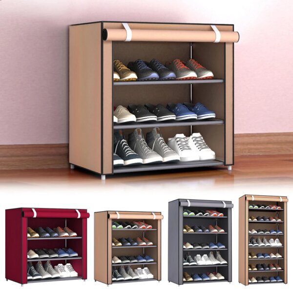 etagere a chaussures avec Tissu Anti-Poussière