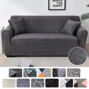 Housse de canape protection extensible pour canapé et fauteuil 1/2/3/4 places