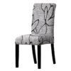 Couverture de chaise extensible imprimée grande chaise de siège élastique