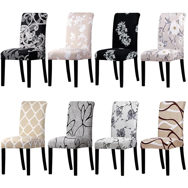Couverture de chaise extensible imprimée grande ch - Housse de chaise chez home20.fr