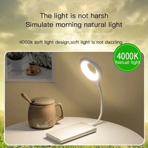Lampe de Chevet Portable USB pour Étudiant