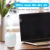 Mini humidificateur d'air, avec lampe LED