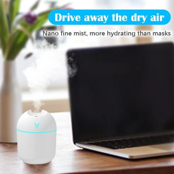 Mini humidificateur d'air, avec lampe LED