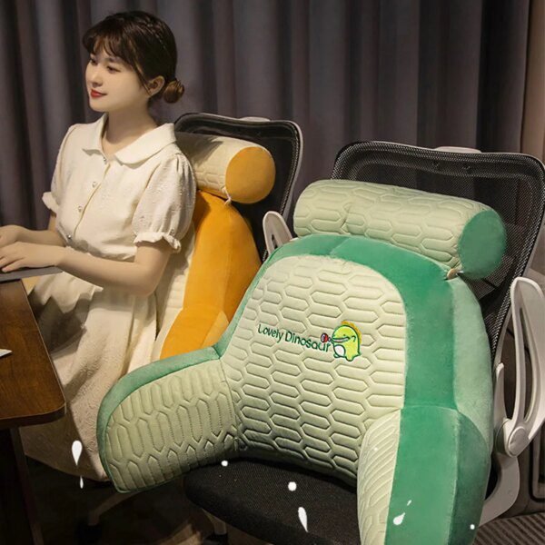 Coussin De Lecture de support lombaire doux, oreiller de lecture, planche, grand dossier