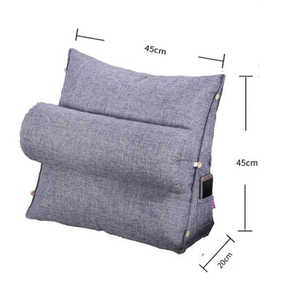 Coussin de Lecture pour Dossier de Canapé, Chaise, 45x48x20 cm