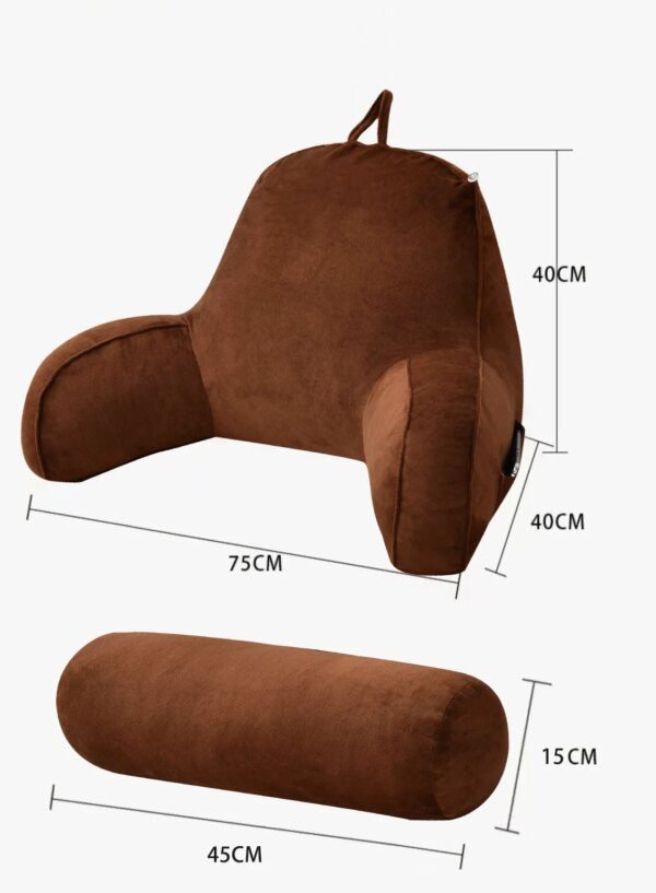 Coussin De Lecture Oreiller de lecture doux pour canapé de bureau, coussin de dos de chevet
