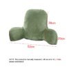 Coussin De Lecture de dossier avec bras pour aide de lecture, soutien de la taille, chaise de bureau