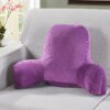 Coussin De Lecture de dossier avec bras pour aide de lecture, soutien de la taille, chaise de bureau