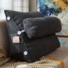 81329-36f8b5.jpg Coussin De Lecture de soutien lombaire en velours confortable, oreiller de lecture de lit compensé