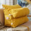 81329-9aa558.jpg Coussin De Lecture de soutien lombaire en velours confortable, oreiller de lecture de lit compensé