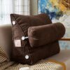 81329-e89240.jpg Coussin De Lecture de soutien lombaire en velours confortable, oreiller de lecture de lit compensé