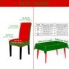 82953-0803d1.jpg Nappe de Noël Imperméable & Housses de Chaise Festives