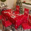 82953-60a2ab.jpg Nappe de Noël Imperméable & Housses de Chaise Festives