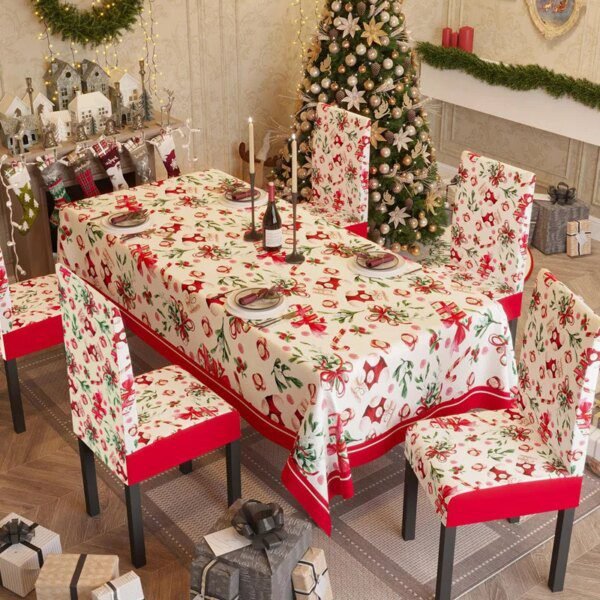82953-83bf21.jpg Nappe de Noël Imperméable & Housses de Chaise Festives