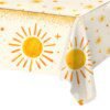 Nappe Plastique Boho “Soleil” – Décoration de Fête