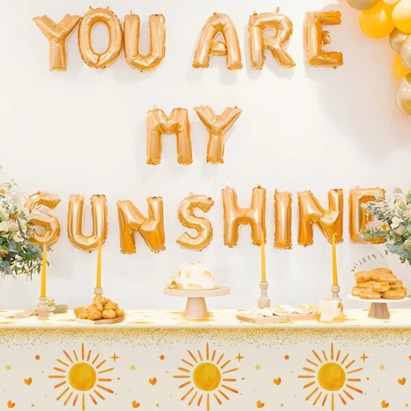 Nappe Plastique Boho “Soleil” – Décoration de Fête