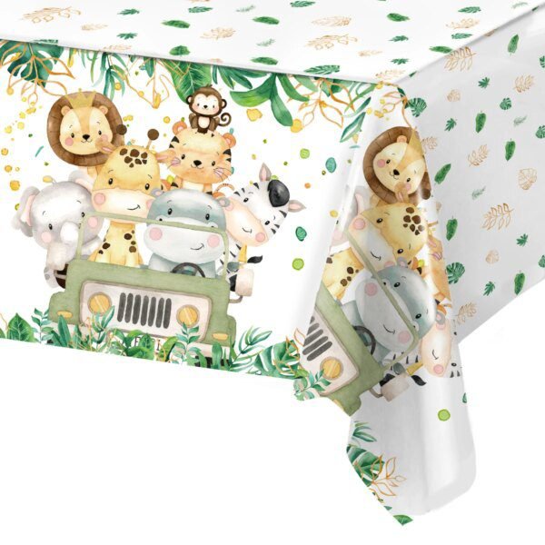 83226-d2aeb5.jpg Nappe Thème Safari pour Enfants – Jungle & Animaux