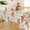 Nappe de Noël Imperméable – Motif Neige ❄️🎄