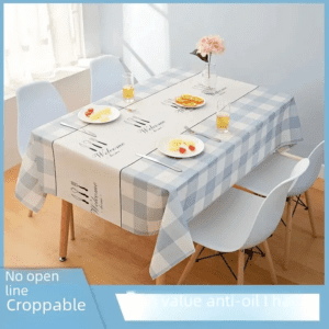 Nappe Imperméable et Résistante à l’Huile – Plastique Moderne pour Maison