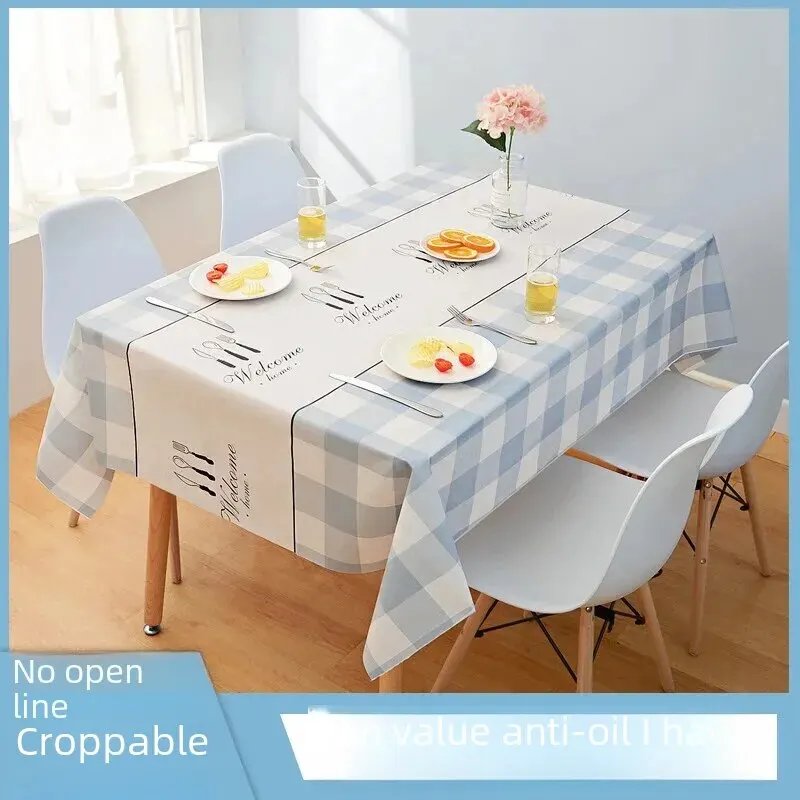 Nappe imperméable textile déco — Nappe Imperméable et Résistante à l’Huile - Plastique Moderne pour Maison | home20.fr
