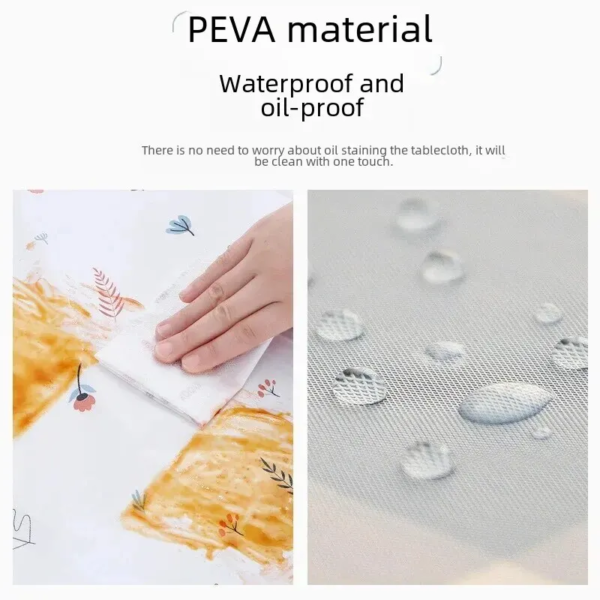 Nappe imperméable et résistante à l'huile, sans lavage, usage domestique, plastique, simple, moderne