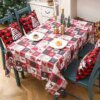 Nappe de Noël Imperméable – Décor Père Noël Créatif