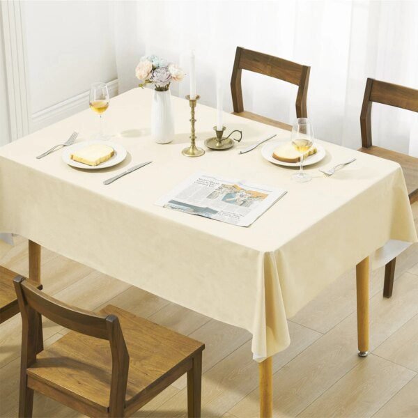 83438-0205ba.jpg Nappe de Table Motif Poulet Multicolore – Style Nordique