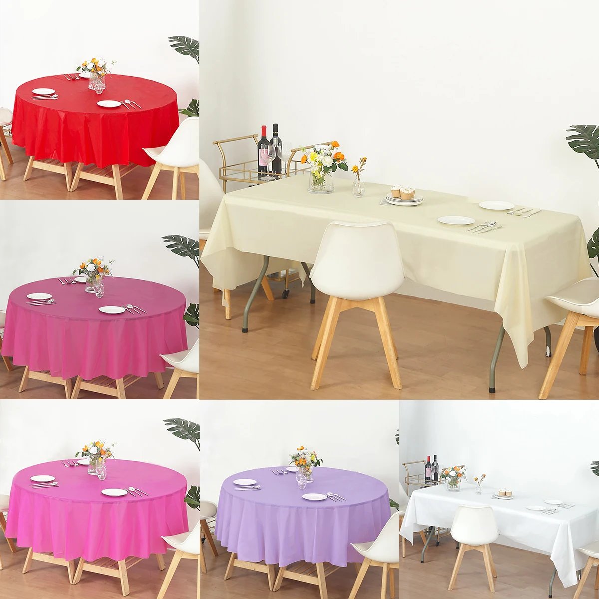 Motif nappe table textile déco — Nappe de Table Motif Poulet Multicolore - Style Nordique | home20.fr