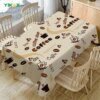Nappe Rectangulaire Imperméable Anti-Tache – Effet Dentelle Écrue