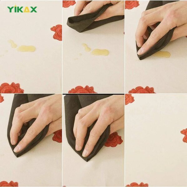 Nappe Rectangulaire Imperméable Anti-Tache – Effet Dentelle Écrue