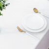Nappe de Table en Polyester Épais – Blanche, Élégante