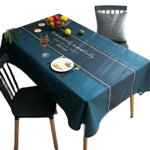 Nappe de Table Basse Rectangulaire Nordique – Imperméable
