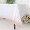 Nappe de Table Noire à Pois Or & Argent – Décoration Élégante
