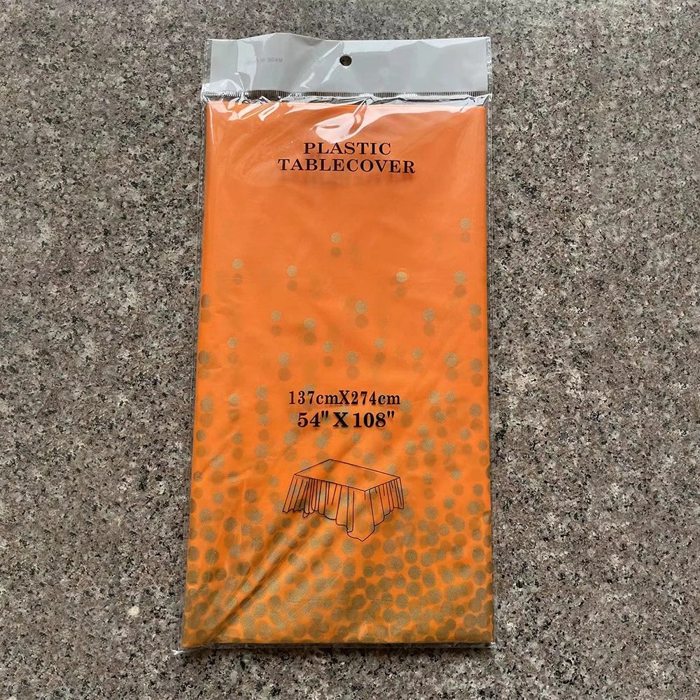 orange gold dots