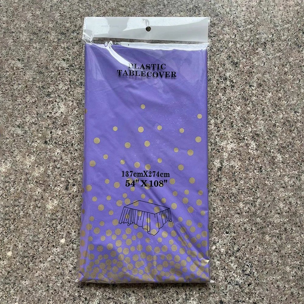 purple Gold Dots