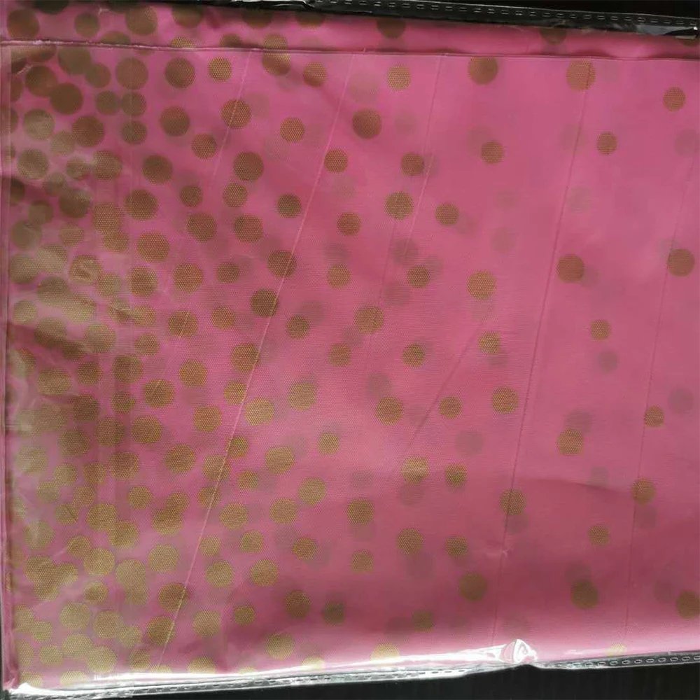 pink gold dots