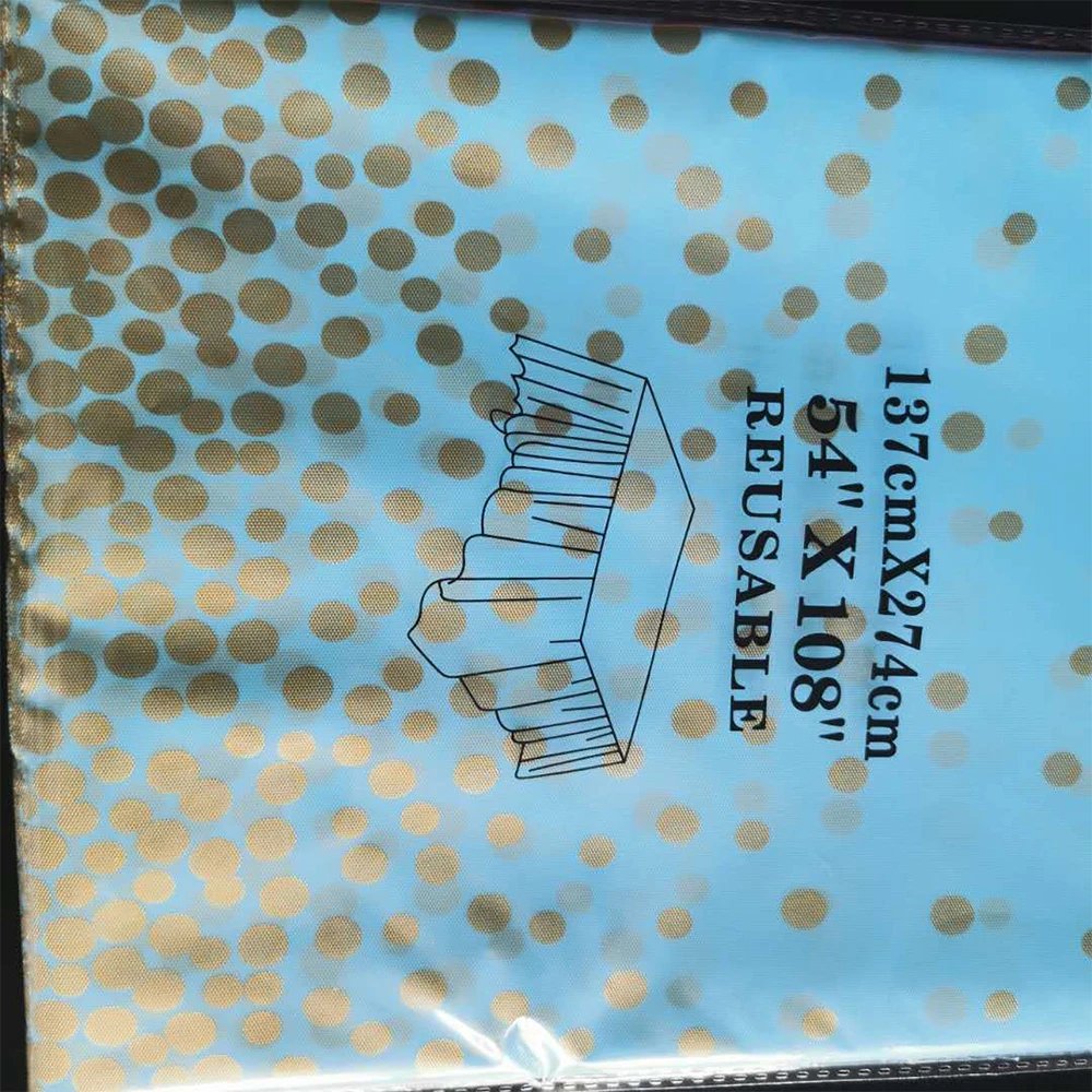 blue gold dots