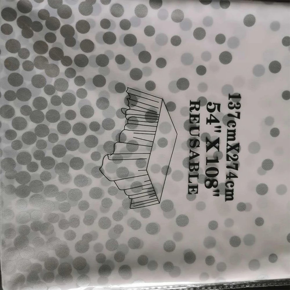 white silver dots