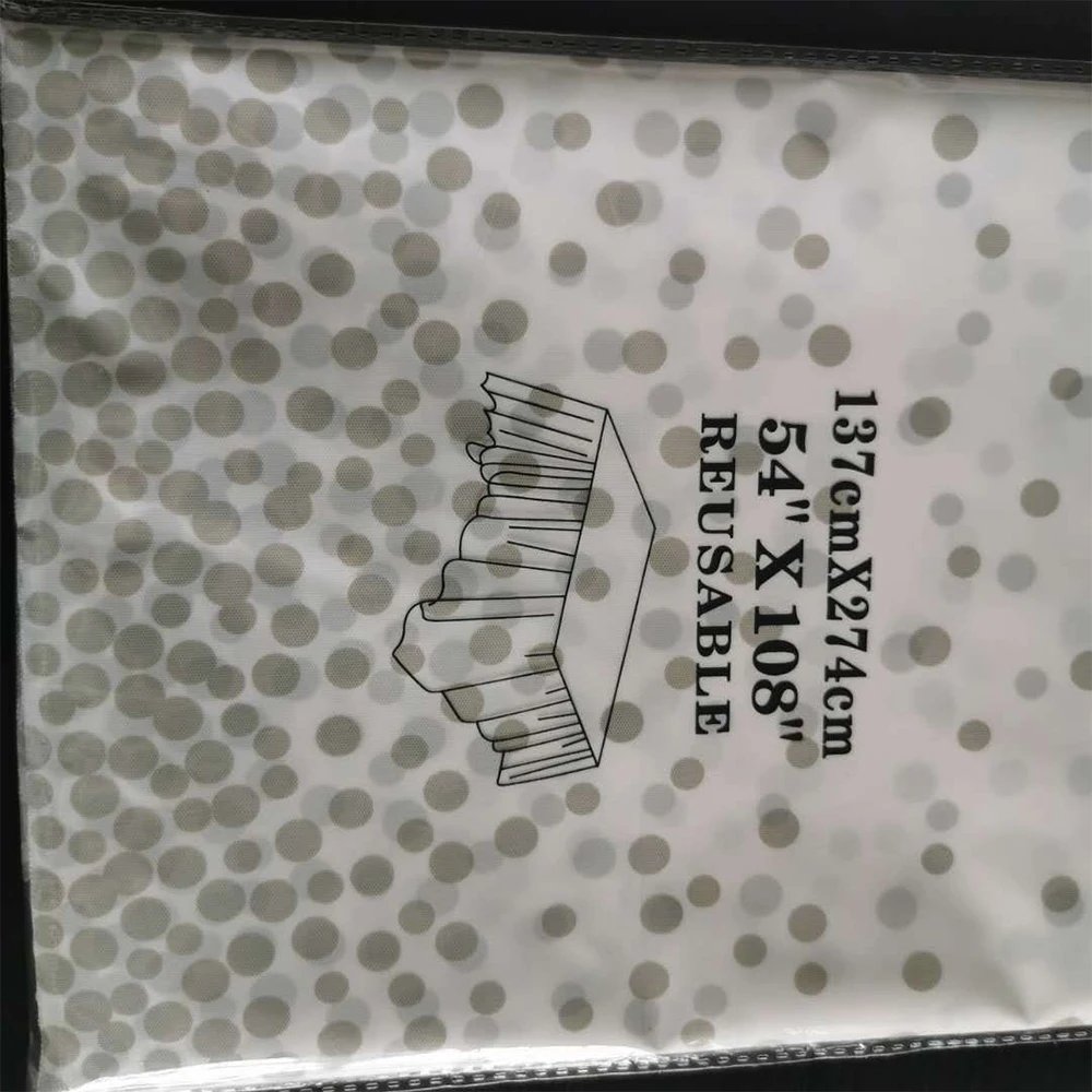 silver polka dot